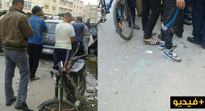 صاحب محل تجاري يلجأ إلى تكسير زجاج سيارة تحتمي بداخلها سيّدة سرقت منه مبلغا ماليا بالعروي