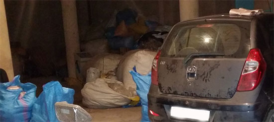 الدرك الملكي يحجز 200 كلغ من الأكياس البلاستيكية داخل مصنع سري بسلوان