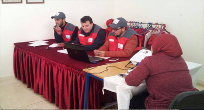 المكتب الاقليمي للهلال الاحمر المغربي بالدريوش ينظم لقاء تواصليا مع متطوعيه‎