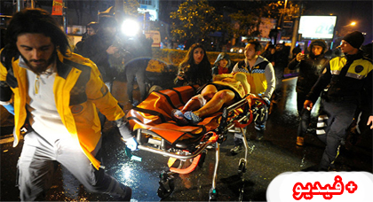 فيديو.. شاهد اللقطات الأولى لموقع الهجوم الإرهابي على ملهى ليلي بأسطنبول