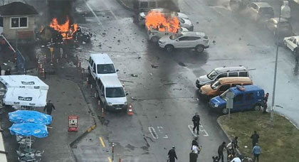 انفجار سيارة مفخخة بالقرب من محكمة في تركيا