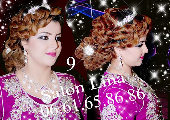 صالون "لينا" يقدم لزبنائه أجود ملابس العرائس وأخر ما جد في عالم التزيين