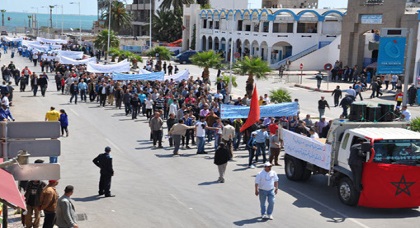 الاتحاد المغربي للشغل يُقرر خوض مسيرة حاشدة احتجاجا على "السيبة وتدهور مجمل الأوظاع بالإقليم" بالناظور