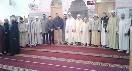 افتتاح خطبة الجمعة لأول مرة بمسجد احد تحت نفوذ بلدة الناظور