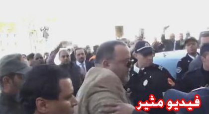 مثير.. القوات العمومية تعنف الملياردير فوزي الشعبي وتسقطه أرضا 