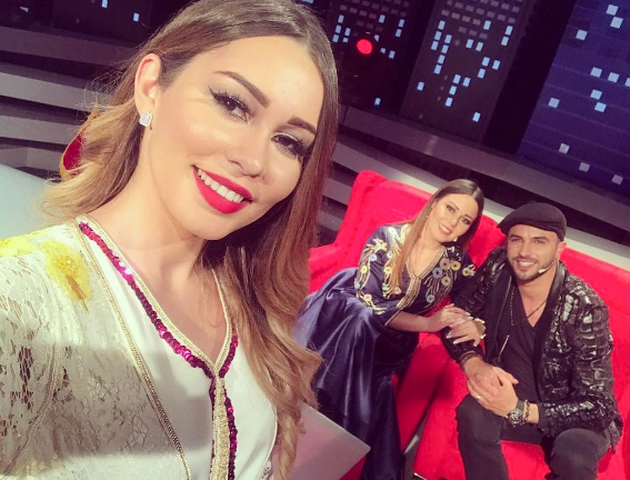 كوثر براني وخطيبها هاني خطاب في برنامج رشيد شو على القناة الثانية 
