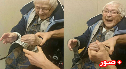 الشرطة الهولندية تعتقل عجوزا تبلغ من العمر 99 سنة لسبب غريب 