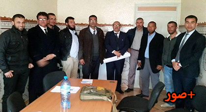 مندوب التعاون الوطني و رئيس القسم الاجتماعي بالعمالة ينشطون المجموعة البؤرية لجماعة إعزانن