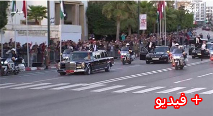 بالرغم من تحذيرات وزارة الداخلية.. مواطن يعترض موكب الملك محمد السادس و العاهل الأردني 