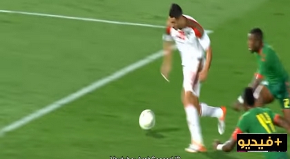 اللاعب الريفي بوحدوز يتألق ويقود المنتخب المغربي للفوز ضد بوركينا فاسو