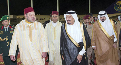 الملك يدعو أطراف "أزمة الخليج" الى ضبط النفس والتحلي بالحكمة من أجل التخفيف من التوتر 