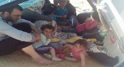 الملك يعطي تعليماته لحل مشكلة 13 أسرة سورية على الحدود