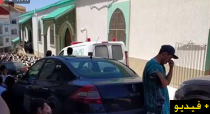 فيديو  من المسجد الذي سيتم فيه الصلاة على المرحوم والد مرتضى إعمراشا