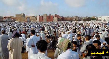 صلاة العيد تتحول الى إحتجاجات عارمة ضد إمام  أخطأ  في أداء  الصلاة 