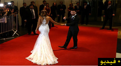 لقطات من حفل زفاف نجم برشلونة  ليونال ميسي بحضور عدد من مشاهير كرة القدم 