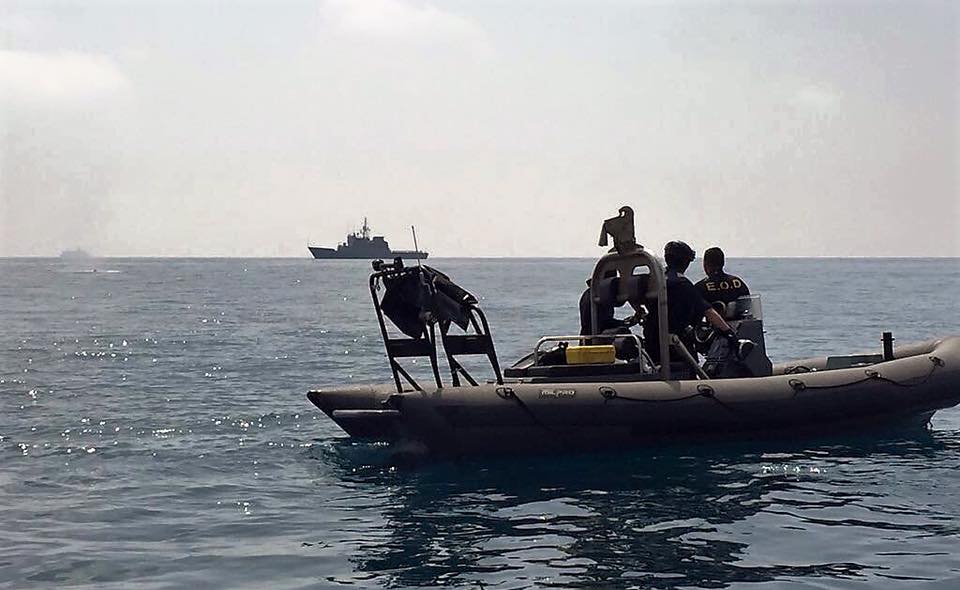 العثور على خمس قذائف في قاع البحر بمدينة مليلية على بعد 800 متر فقط من الشاطئ 