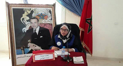 اسماء الهامشي تنال ماستر في العقار والتعمير بميزة جيد جدا