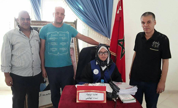 اسماء الهامشي تنال ماستر في العقار والتعمير بميزة جيد جدا