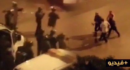 شاهدوا كيف قام الأمن بإعتقالات ليلية بالعروي وسط الشارع العام 