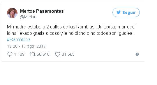 كلمات لسائق طاكسي مغربي تشعل "تويتر" باسبانيا بعد هجوم برشلونة 