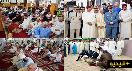 ألاف الناظوريين يؤدون صلاة العيد بمساجد الإقليم 