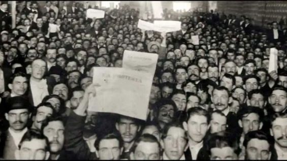 من مظاهرات الأسبوع المأساوي في برشلونة سنة 1909
