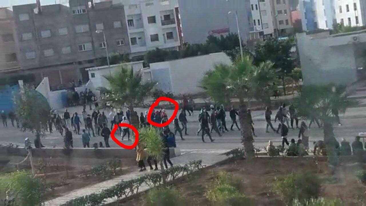 خطير بالصور: الطلبة يعيشون كابوس رعب بعدما هاجمهم ملثمون مدججون بالأسلحة وعاثوا فسادا بكلية سلوان