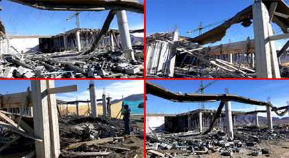 كارثة.. انهيار سقف مستشفى يوجد في طور الإنجاز بميضار ونقل عاملين في حالة خطيرة للمستعجلات كارثة.. انهيار سقف مستشفى يوجد في طور الإنجاز بميضار ونقل عاملين في حالة خطيرة للمستعجلات