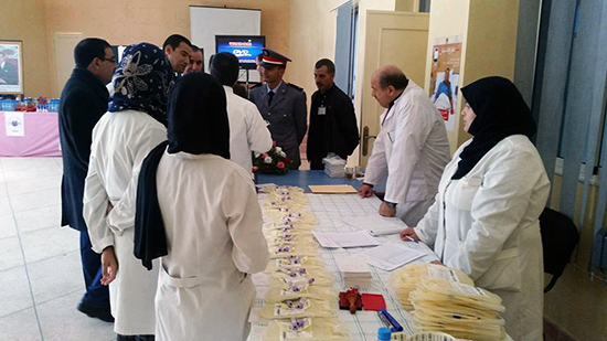 مشاركة حوالي 160 متبرع في حملة التبرع بالدم باركـمان 