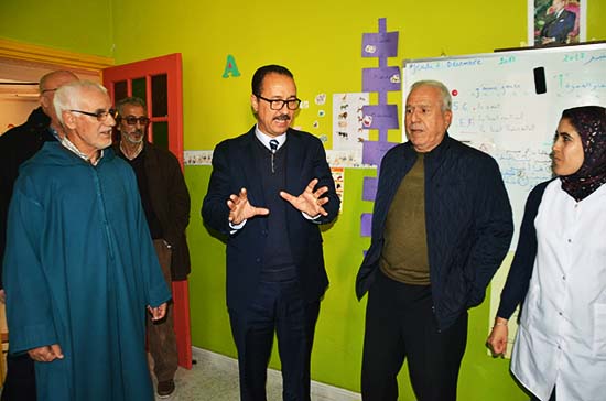 الناظور أول محطة في برنامج سعيد الفكاك رئيس مؤسسة الحسن الثاني للأعمال الإجتماعية