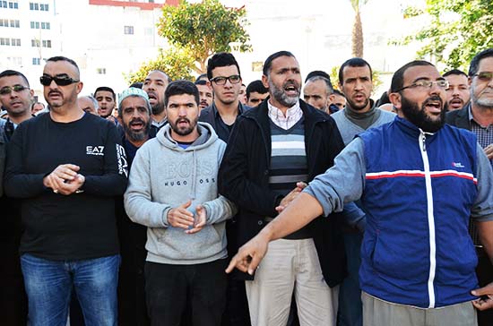 ساكنة الناظور تتضامن مع الفلسطينيين وترفض القرار  الجائر للرئيس الأمريكي 