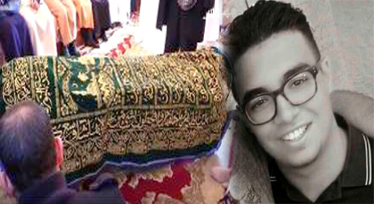 العشرات يؤدون صلاة الجنازة على جثمان الشاب المغربي المقتول بهولندا قبل نقل جثمانه إلى مسقط رأسه ببركان