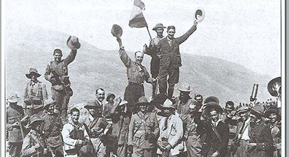 صور نادرة ثوتق تاريخ احتلال الجيش الاسباني لجبل غورغو