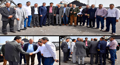  رئيس مجلس جهة الشرق يقوم بزيارة ميدانية للميناء التجاري ببني أنصار لهذا الغرض