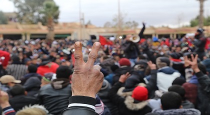 الاحتجاجات تعود من جديد إلى جرادة ونشطاء الحراك يقررون التصعيد