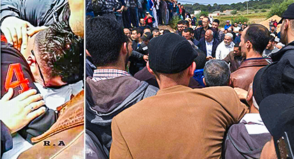 الحسيمة: حشود غفيرة تشيع جثمان والد المعتقل الحراكي إلياس الحاجي وسط حضور أمني مكثف