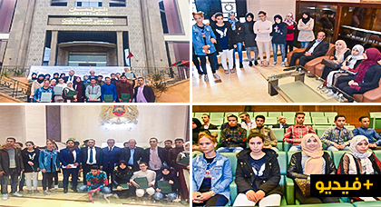 استقبال حار ومؤثر لتلاميذ وتلميذات الجمعية الخيرية الإسلامية بالناظور داخل مقر مجلس المستشارين بالرباط