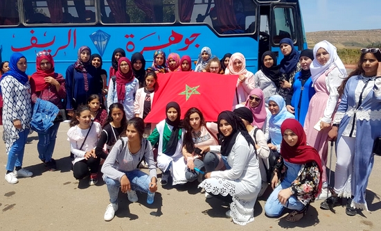 الجمعية الخيرية لدار الطالبة تفرسيت تنظم رحلة ترفيهية واستكشافية لنزيلتها إلى مناطق سياحية