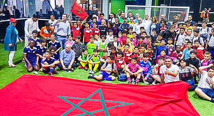 القنصلية العامة للمملكة المغربية ببروكسيل تنظم دوريا لكرة القدم لدعم ملف تنظيم المغرب لكأس العالم 2026