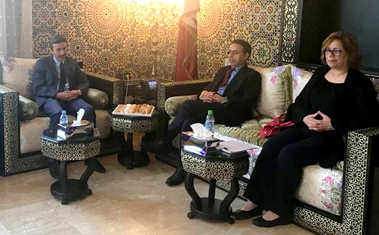 السفير القطري يستقبل برلماني الدريوش الطيب البقالي بمقر السفارة بالرباط وهذا ما دار بينهما