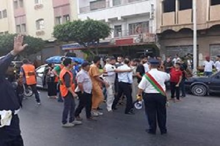 بالصور.. قوات الأمن تمنع تنفيذ وقفة احتجاجية لنشطاء "حراك الريف" وسط العروي