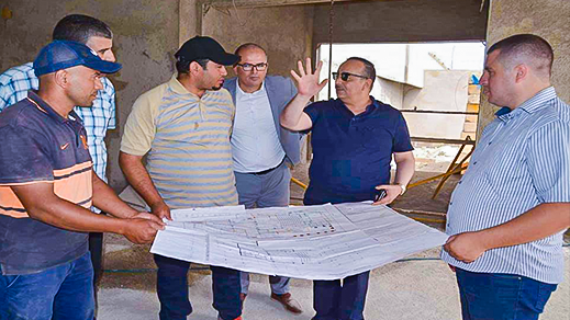 لعرج يطلع على مستوى تقدم المشاريع الثقافية المدرجة في برنامج التنمية المجالية الحسيمة منارة المتوسط