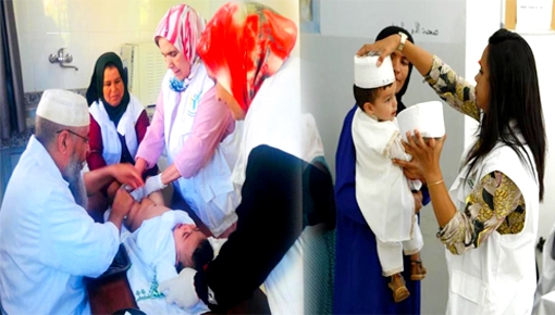 مؤسسة بسمة للأعمال الخيرية بوجدة تنظم حملة ختان مجانية لفائدة الأطفال
