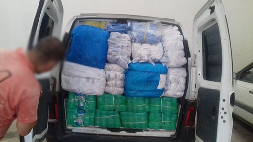 جمارك زمرة ميضار تحبط عملية تهريب كمية من الأكياس البلاستيكية المحظورة جمارك زمرة ميضار تحبط عملية تهريب كمية من الأكياس البلاستيكية المحظورة