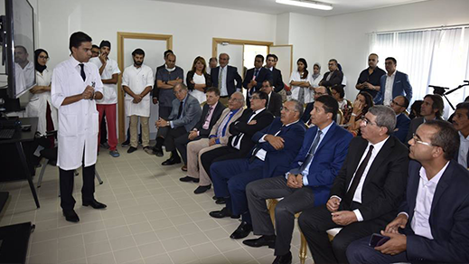 مجلس جهة الشرق وباقي الشركاء يطلقون تجربة مشروع الطب عن بعد مجلس جهة الشرق وباقي الشركاء يطلقون تجربة مشروع الطب عن بعد