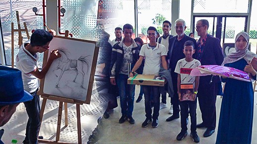 الناظور تفوز بالجائزة الأولى والرابعة لفن الرسم في المعرض الدولي للفرس بالجديدة