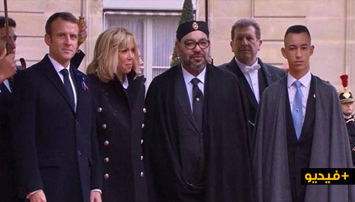 شاهدوا.. الملك محمد السادس يتوسط زعماء العالم في احتفال فرنسا بمئوية الحرب العالمية الأولى
