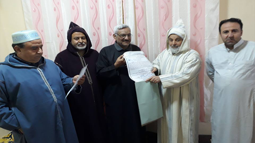 الطريقة العلوية الحسنية النورانية الكركرية بتمسمان تنظم حفلا دينيا بمناسبة عيد المولد النبوي 
