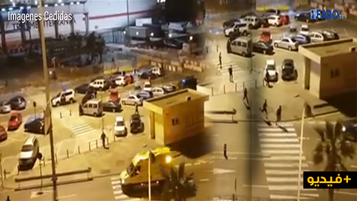 شاهدوا.. هجوم جماعي ل"حراكة" يستنفر السلطات الأمنية بمليلية المحتلة