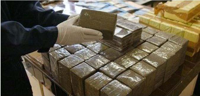 حجز 14,5 كيلوغرام من مخدر الشيرا بمعبر باب سبتة